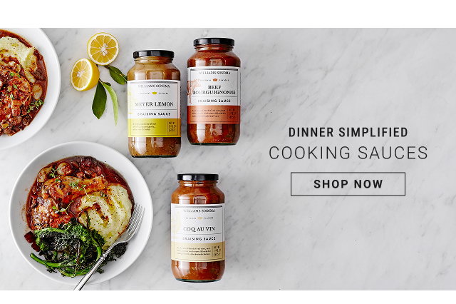 DINNER SIMPLIFIED -cooking sauces - shop now