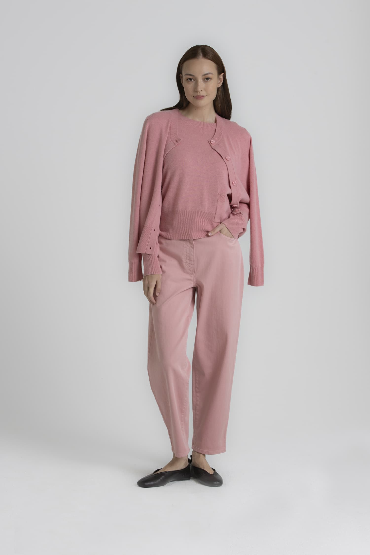 RIGO roze barrel jeans