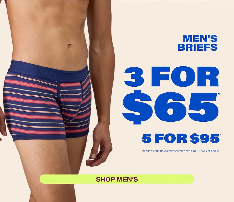 Men's Briefs 3 for $65