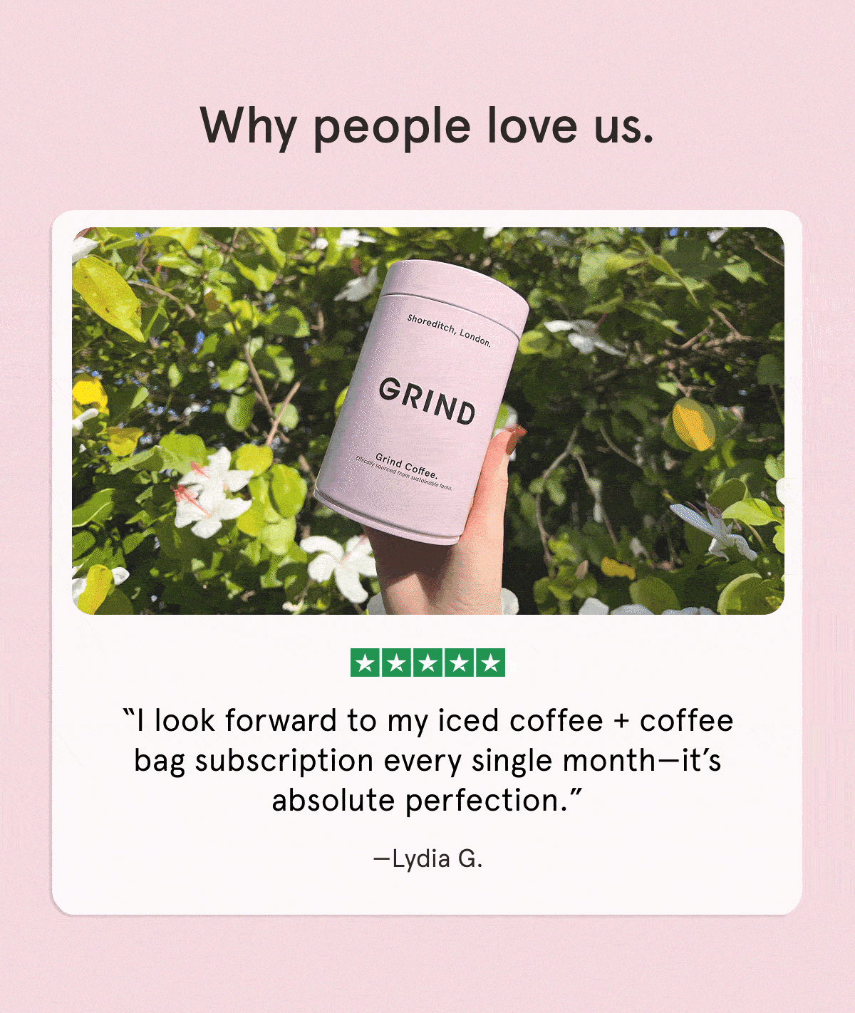 Why people love us.