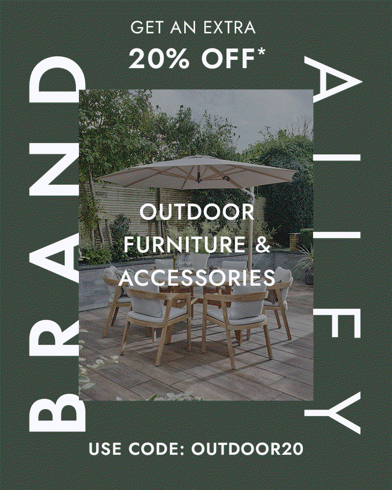 Extra 20% Off Outdoor Furniture & Accessories 