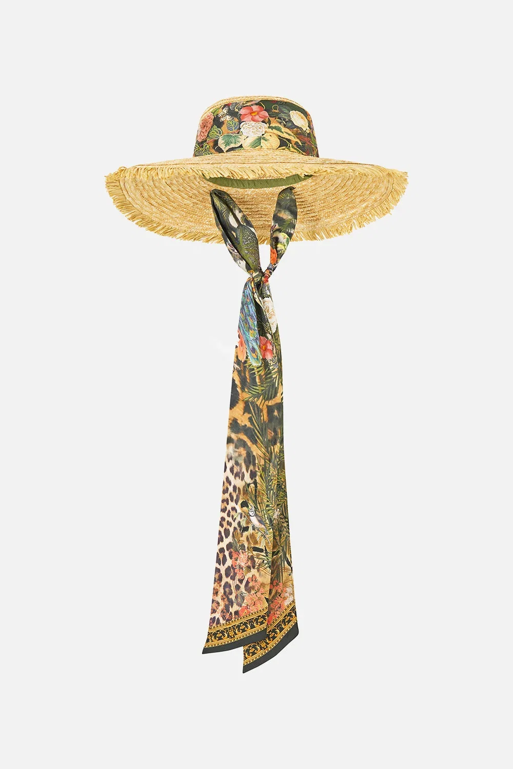 Image of LARGE RAFFIA SUN HAT LEOTIGRA LAND