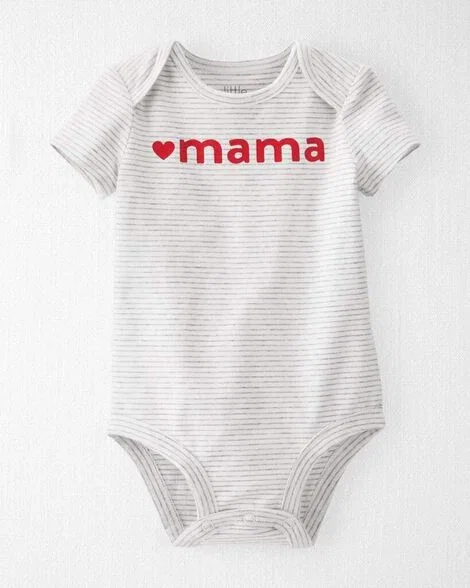 Image of Baby Organic Cotton Mama Bodysuit