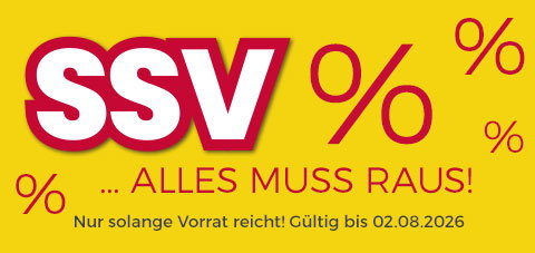 SSV - alles muss raus! Nur solange Vorrat reicht! Gültig bis 02.08.2026!