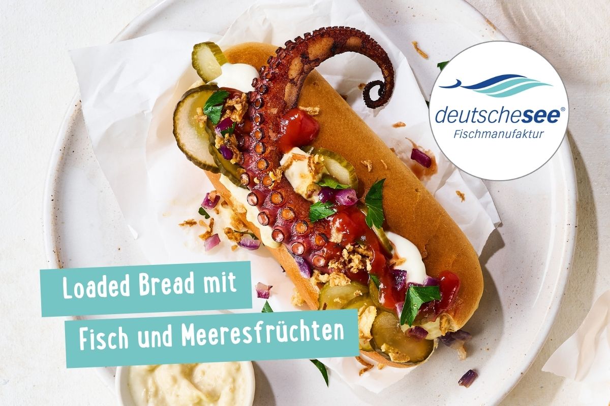 Loaded Bread mit Seafood