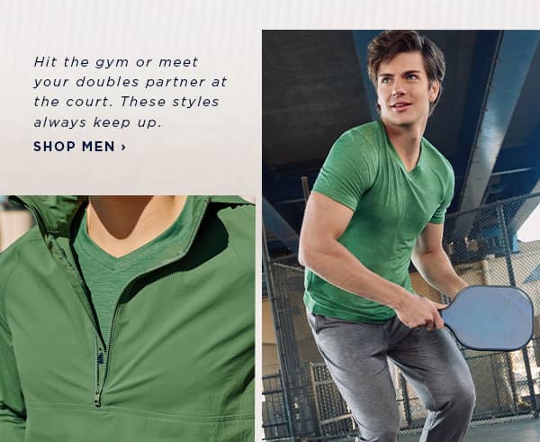 hit the gym, run an errand, and maybe head to dinner. Polished style always looks the part. / shop men