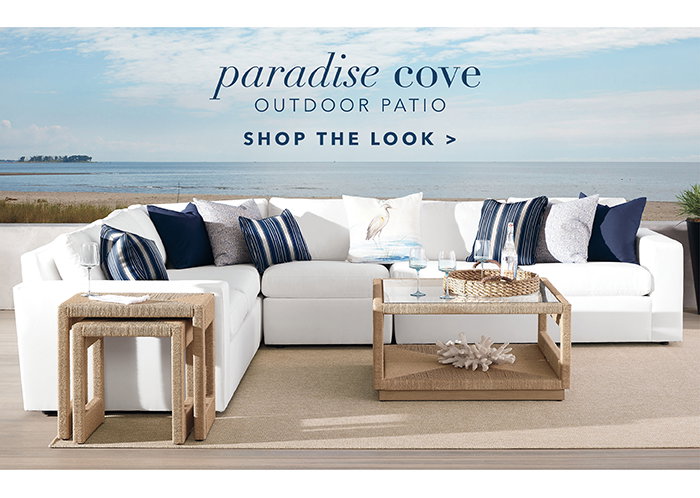 Paradise Cove Outdoor Patio | Shop the look >