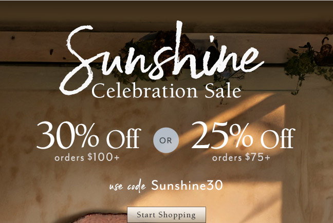 Sunshine Celebration Sale