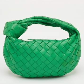 Jodie Mini Green Intrecciato L