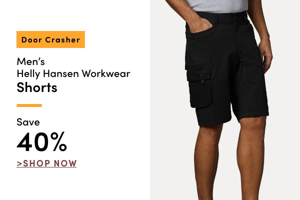 Door Crasher Men's Helly Hansen Workwear Shorts Save 40%