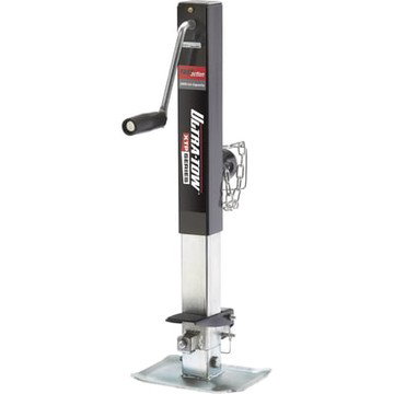 Ultra-Tow XTP Fast-Action Square Tube Trailer Jack, 2000-Lb., Sidewind, Tube Mount, Weld-On