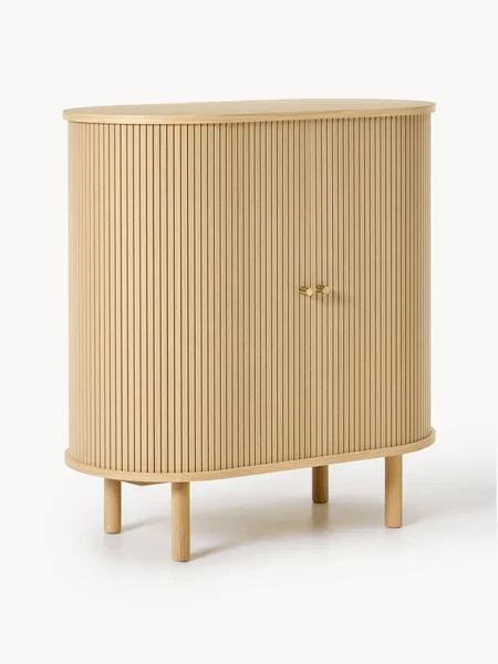 Mueble bar con frente acanalado Calary