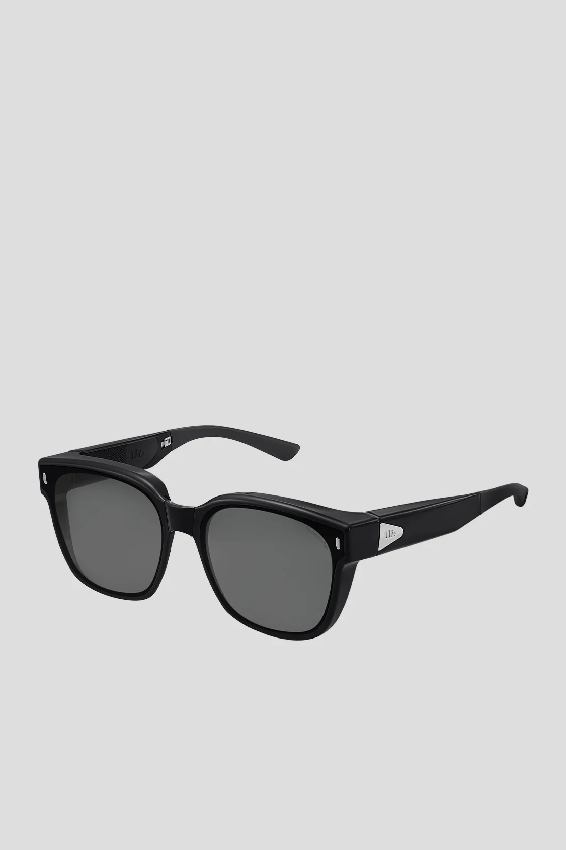 Image of Square-Round Frame Prescription Fit-Over Sunglasses UV 400 FD013