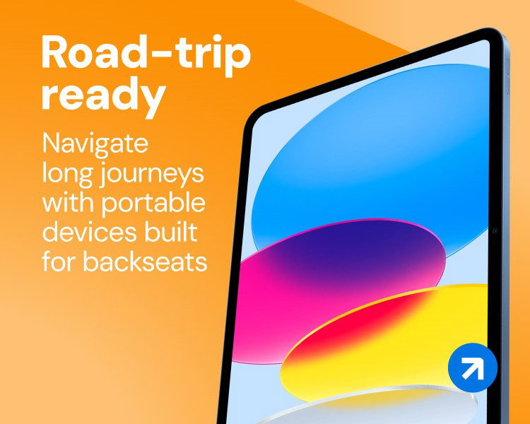 road-trip ready with portable devices