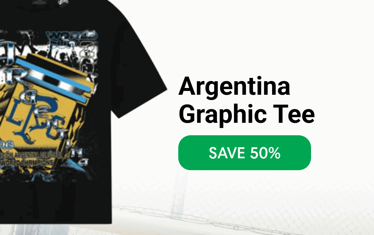 Argentina Graphic Tee SAVE 50%