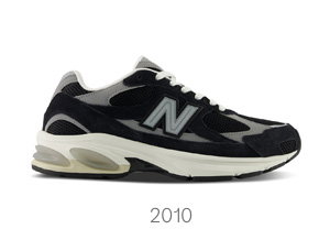 New Balance Men's 2010 Sneakers in Black/Grey/White