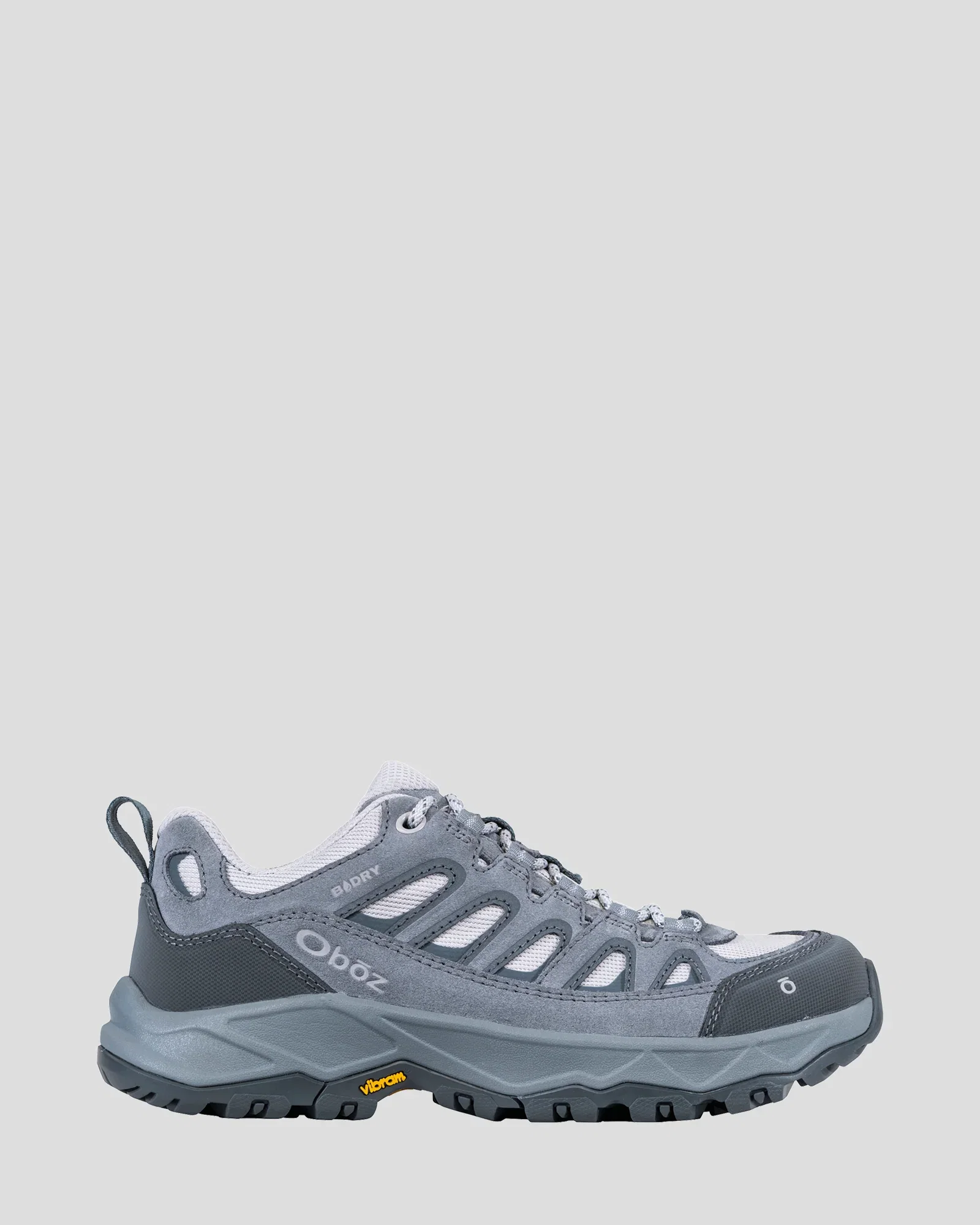 Image of Women's OBOZ Sawtooth Ascent Low Waterproof Shoes - Gray Owl