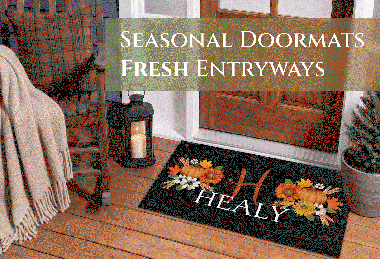Seasonal doormat