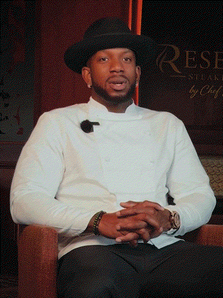GIF: Chef Darian Bryan cooking using Hestan cookware