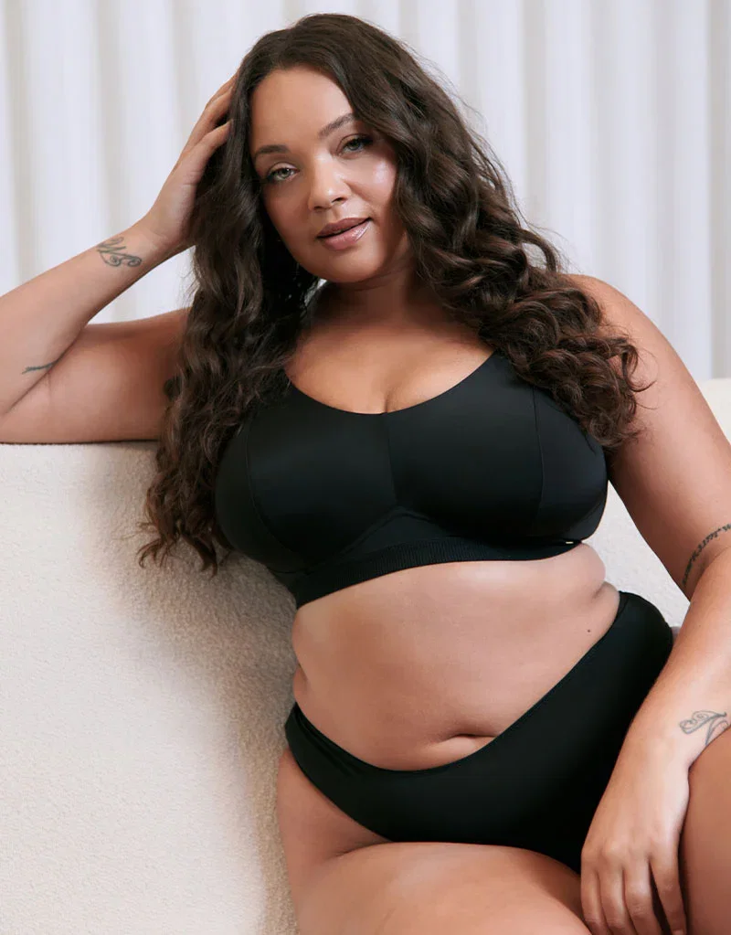 Curvy Kate Zen Non-Wired Bralette Black