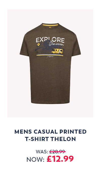 Mens Casual Printed T-Shirt Thelon