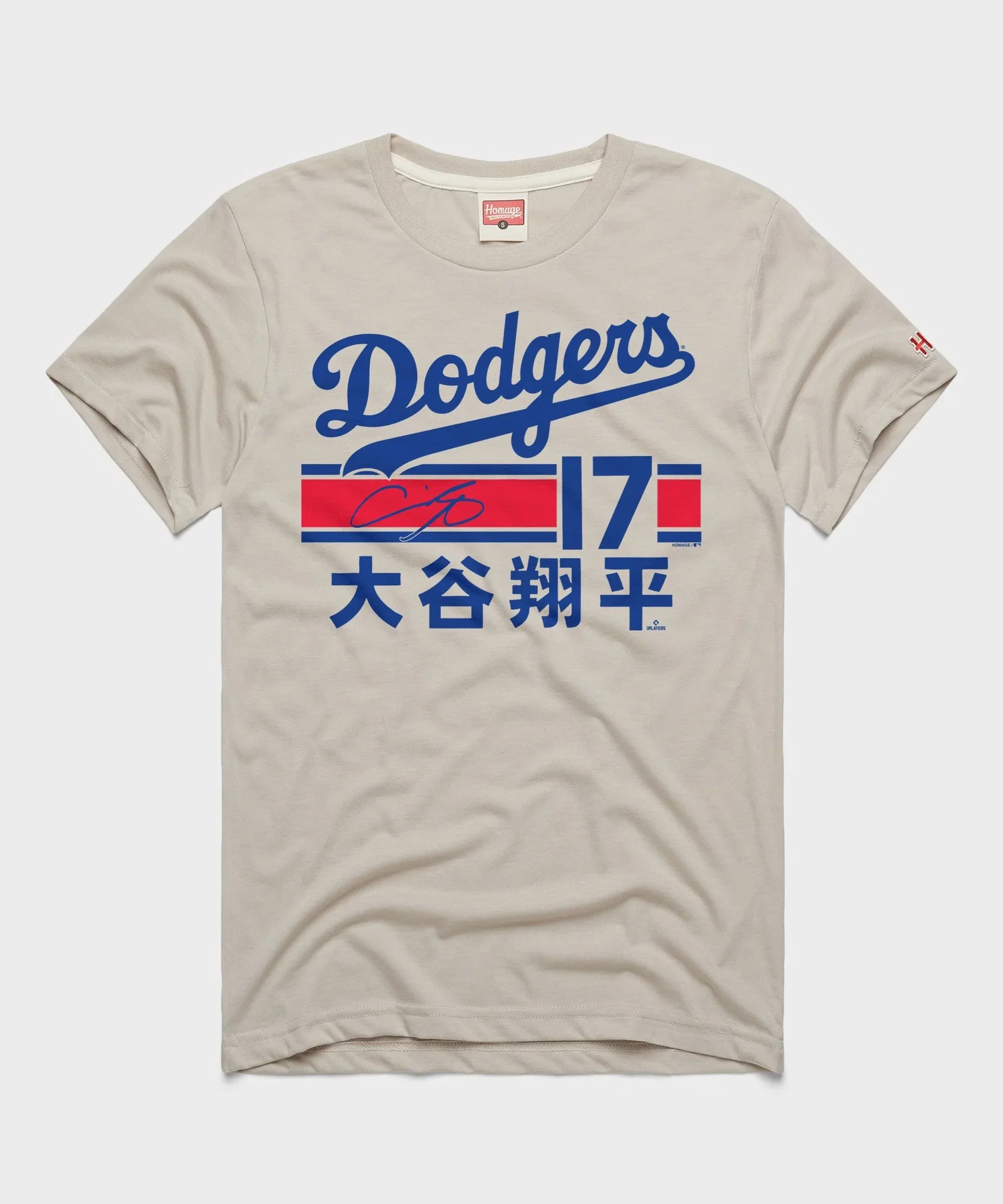 Image of Dodgers Shohei Ohtani Japanese Signature Jersey