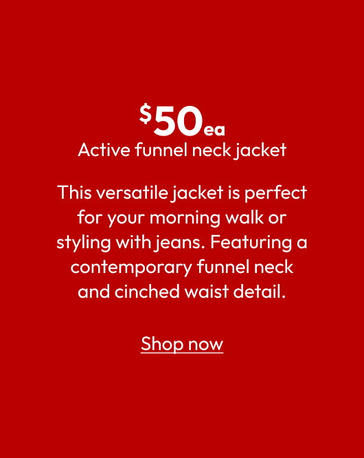 Active funnel neck Jacket