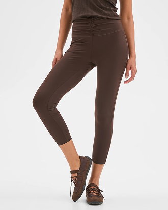 Active studio soft ruched 7/8 length tights
