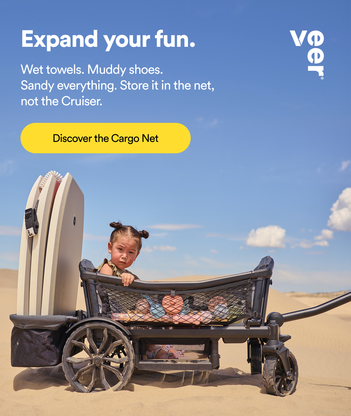 Expand your fun. Discover the Cargo Net