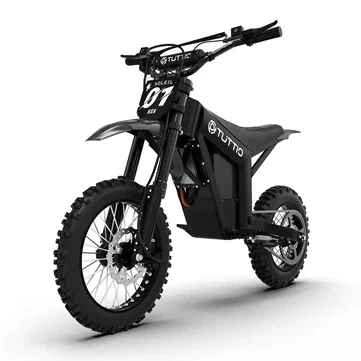 [EU Direct] Tuttio Soleil01 SE Electric Dirt Bike 48V 25AH Battery 3000W Motor Recommended Top Speed 25KM/H Front HydraulicSuspension Rear Nitrogen Air Shock Absorber 14inch+12inch Tires 70KM Max Range 120KG Max Load Electric Bicycle Electric Motorcycle