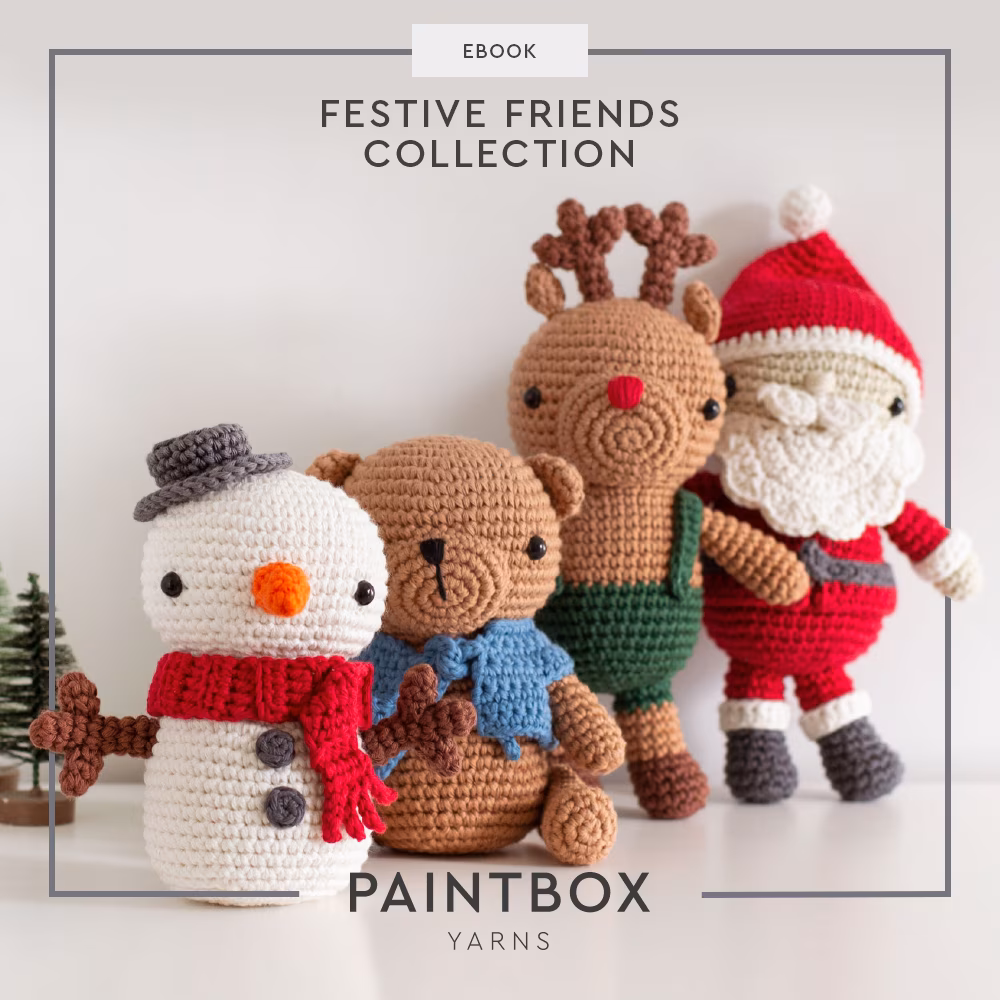 Festive Friends Ebook - Free Toy Crochet Patterns for Christmas by Paintbox Yarns
