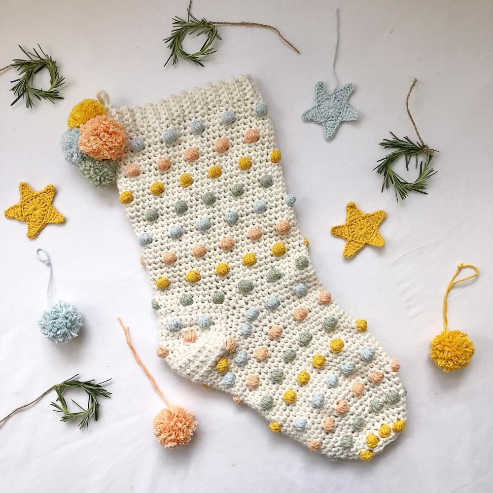 Lotsa-dots Christmas Stocking
