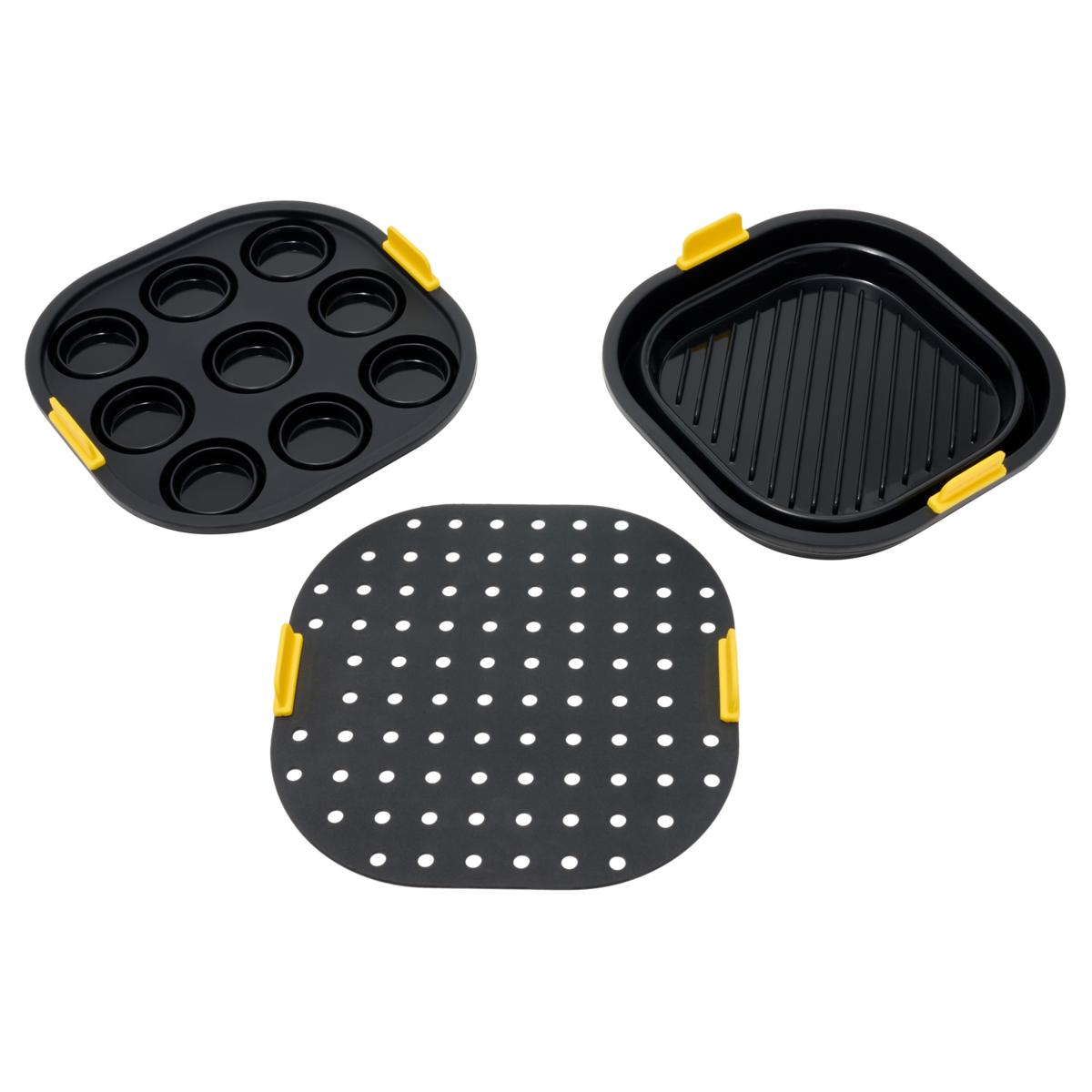 Curtis Stone Set of 3 Silicone Air Fryer Inserts