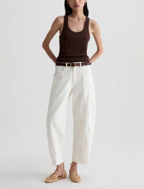 Hattie Crop Jean in Grapeful Glow