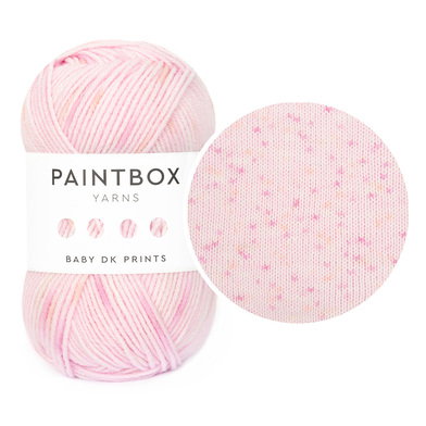 Paintbox Yarns Baby DK Prints - Petal Pink - Dotty (02)