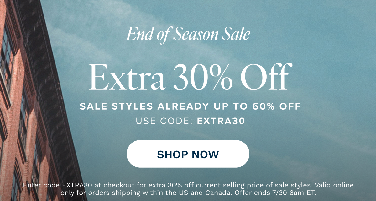 Extra 30% Off