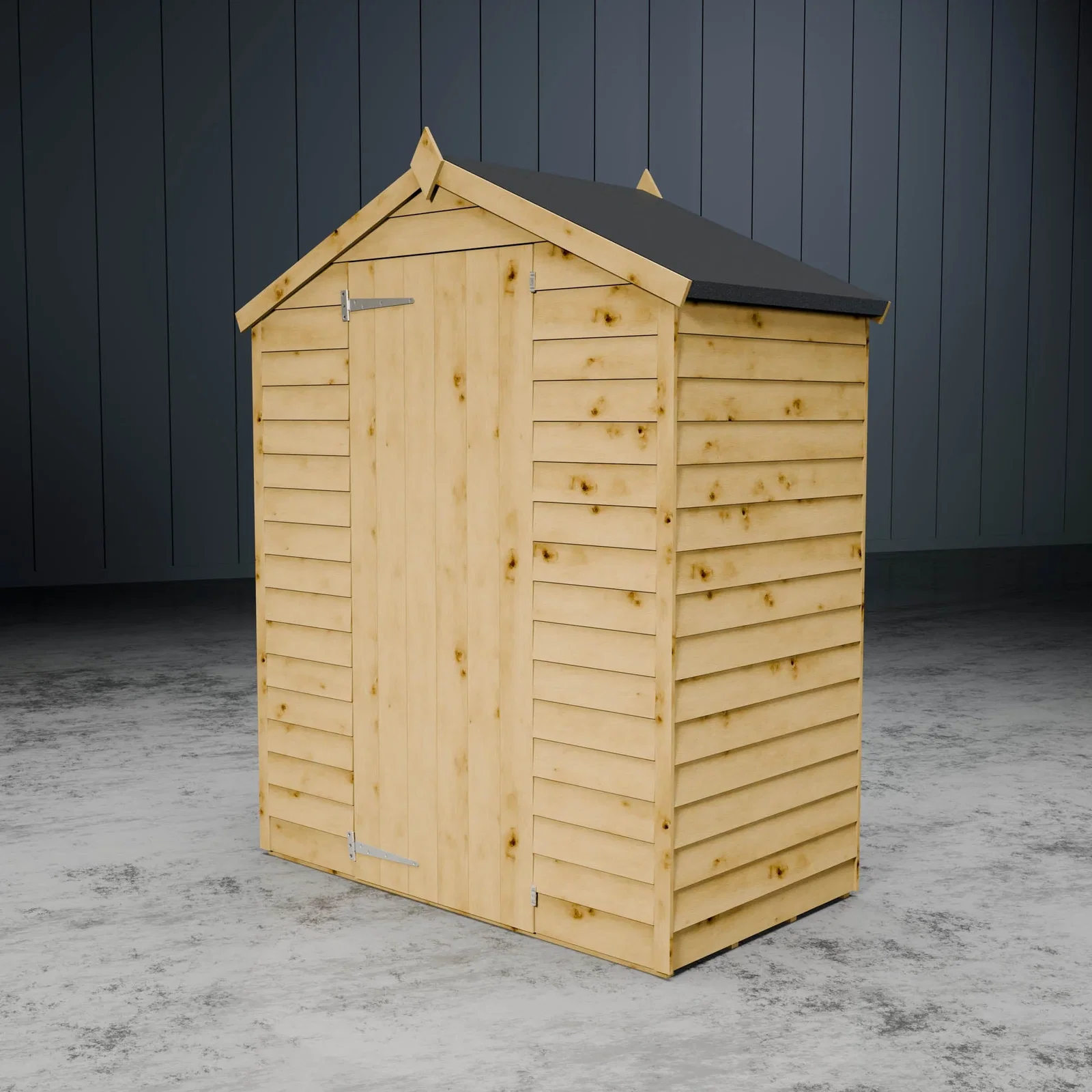 Image of Value Overlap Single Door Apex Shed