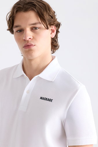 PABLO-CR Flat Knit Rib Collar Polo