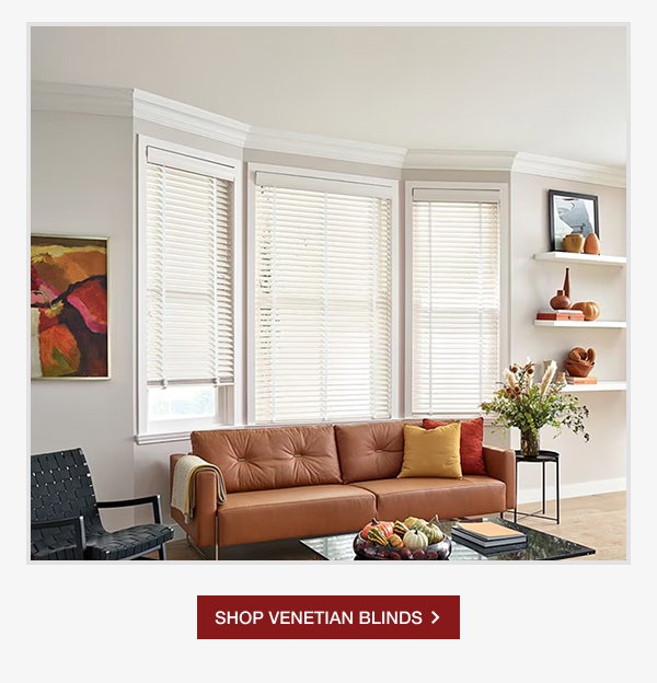 SHOP VENETIAN BLINDS >
