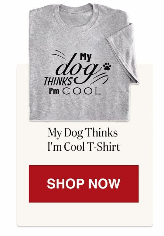 My Dog Thinks I'm Cool T-Shirt [Click here to Shop Now]