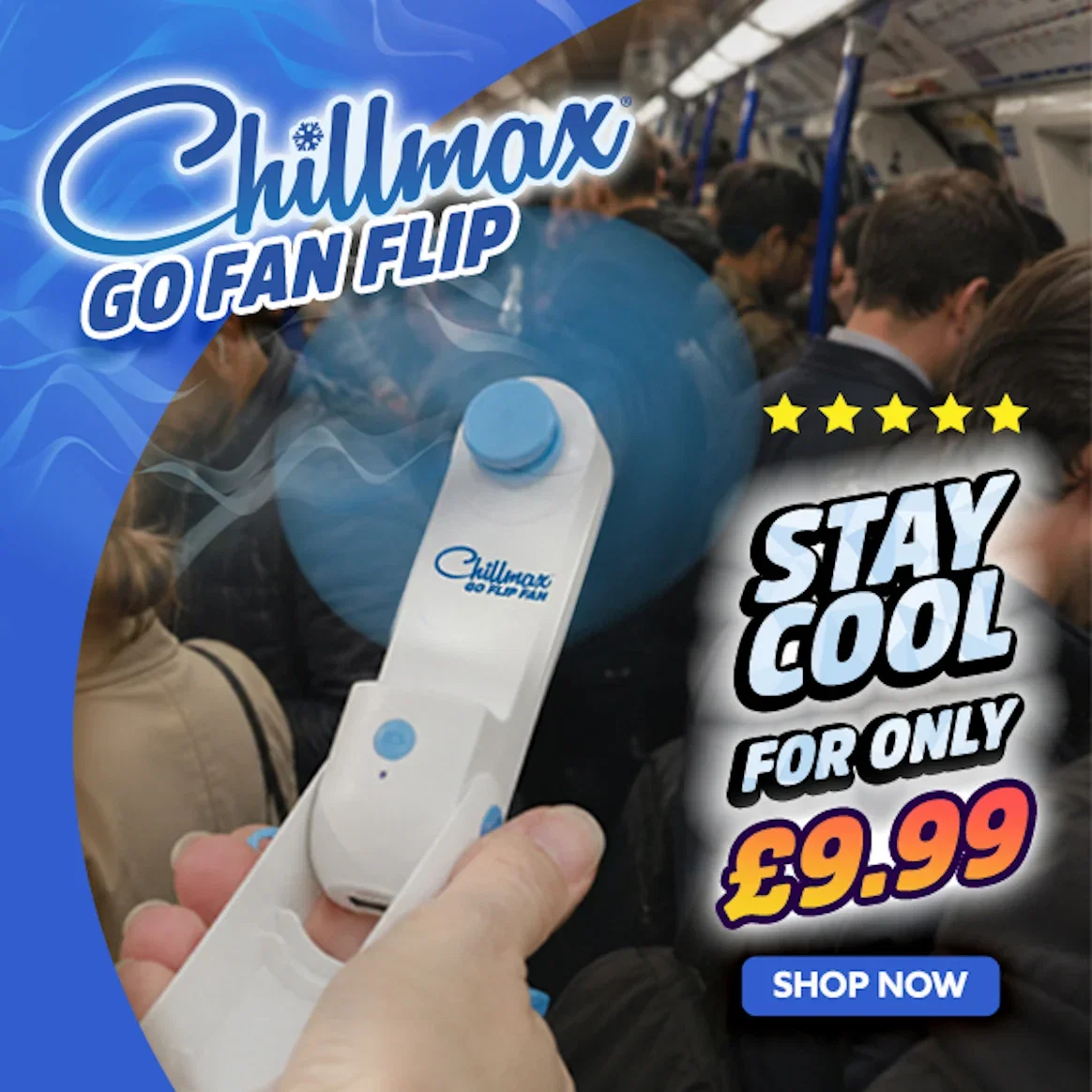 Chillmax Go Fan Flip Only £9.99!