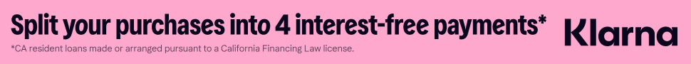 Klarna - Split your purchases into 4 interest-free payments*