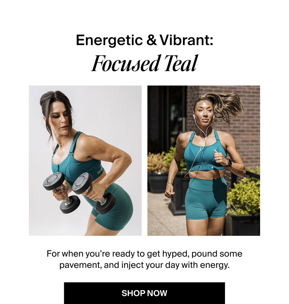 Energetic & Vibrant: Focused Teal