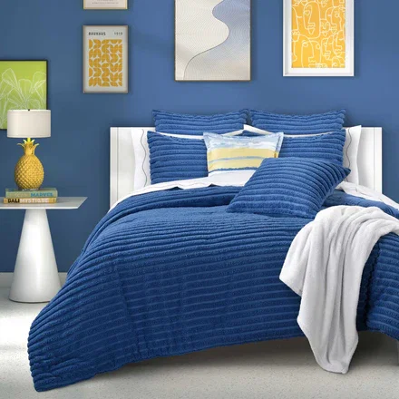 Darby Azure 3 Piece Comforter Set