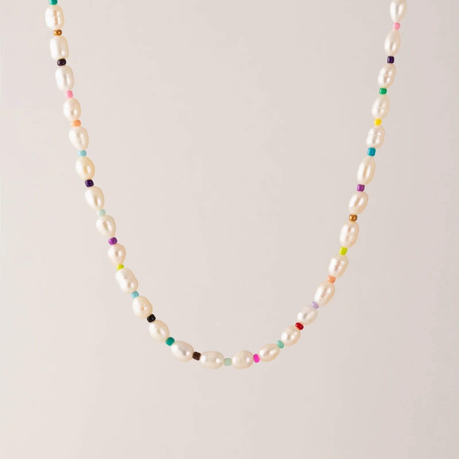 Image of Rainbow Pearl Necklace