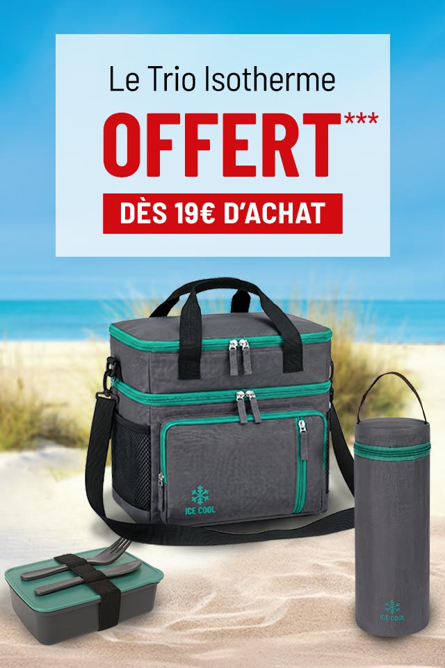 Le Trio Isotherme dès 19 euros d’achat***