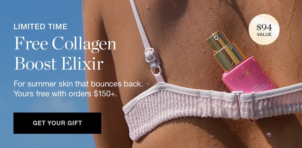LIMITED TIME | Free Collagen Boost Elixir | For summer skin that bounces back. Yours free with orders $150+.