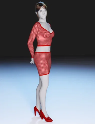 FG dForce Pothole Outfit for Genesis 9 Feminine