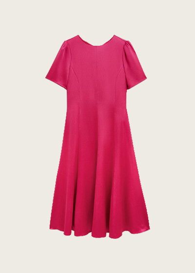 Camille Textured Satin Dress
