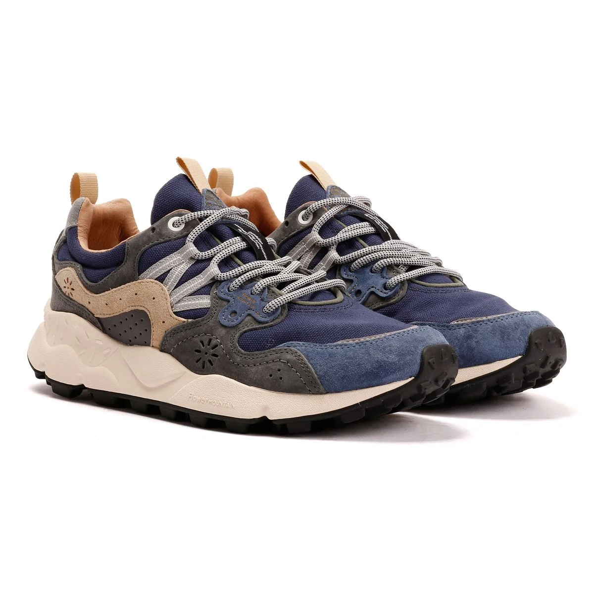 Image of Flower Mountain Yamano 3 Men's Navy/Grey Trainers